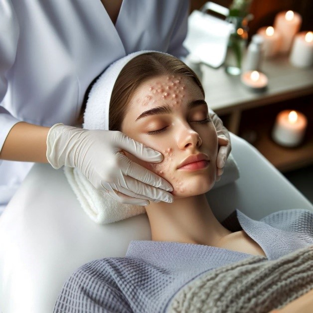 فیشیال صورت جوش دار: راهی عالی برای پاکسازی و زیبایی پوست